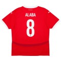 Alaba #8 Austria Home Jersey Euro 2024