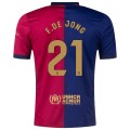 [Super Replica] F.DE JONG #21 Barcelona Home Spotify Logo Without Text Jersey 2024/25