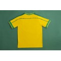 Brazil DENILSON #19 Retro Jersey Home World Cup 1998