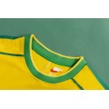 Brazil DENILSON #19 Retro Jersey Home World Cup 1998