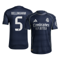 BELLINGHAM #5 Real Madrid Away Match Jersey Player Version 2025/26
