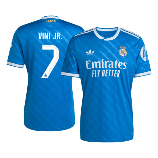 VINI JR. #7 Real Madrid Third Away Jersey 2025/26