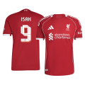 ISAK #9 Liverpool Home Match Jersey Player Version 2025/26 - UCL Font