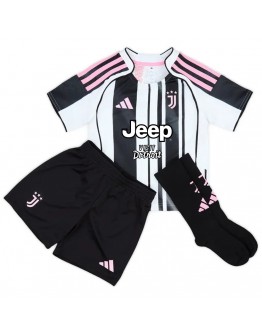 Kids Juventus Home Jersey Full Kit 2025/26