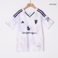 Kids Manchester United Away Jersey Full Kit 2025/26