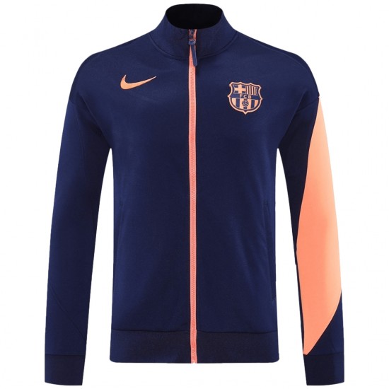 Barcelona Anthem Jacket Navy&amp;Orange 2025/26