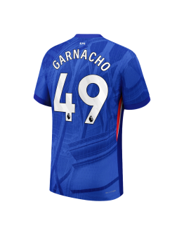 GARNACHO #49 Chelsea Home Match Jersey Player Version 2025/26