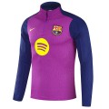 Kids Barcelona 1/4 Zipper Sweat Kit(Top+Pants) Purple 2025/26