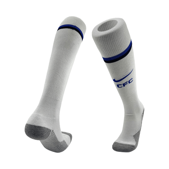 Chelsea Home Soccer Socks - White 2025/26