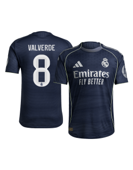 VALVERDE #8 Real Madrid Away Match Jersey Player Version 2025/26