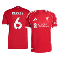KERKEZ #6 Liverpool Home Match Jersey Player Version 2025/26
