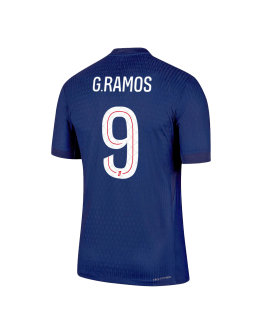 G.RAMOS #9 PSG Home Match Jersey Player Version 2025/26