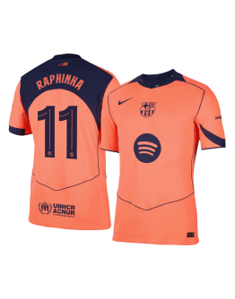 RAPHINHA #11 Barcelona Third Match Jersey Player Version 2025/26 - UCL