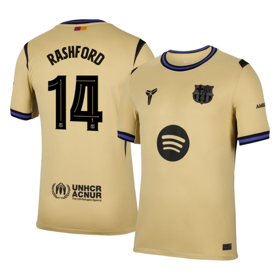 RASHFORD #14 Barcelona Away Jersey 2025/26 - UCL