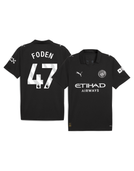 FODEN #47 Manchester City Away Jersey 2025/26