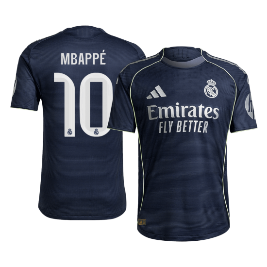 MBAPPÉ #10 Real Madrid Away Match Jersey Player Version 2025/26