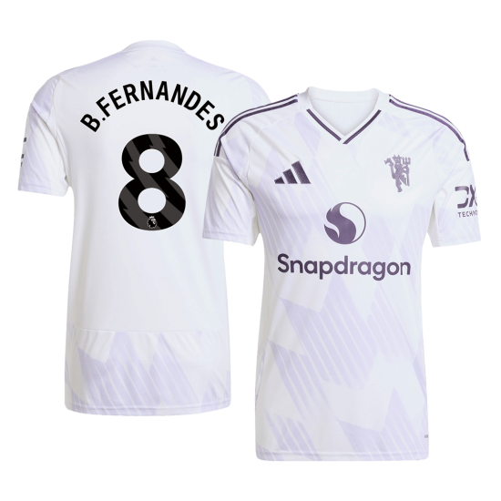 B.FERNANDES #8 Manchester United Away Jersey 2025/26