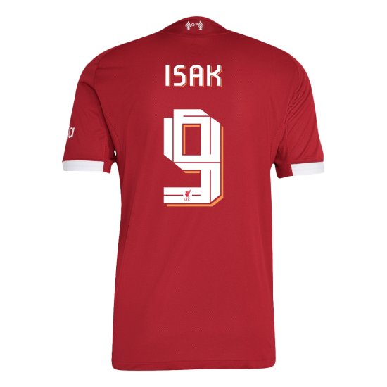 ISAK #9 Liverpool Home Match Jersey Player Version 2025/26 - UCL Font