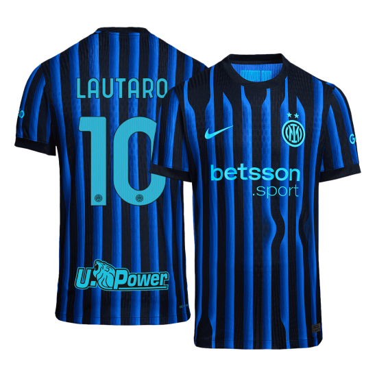 LAUTARO #10 Inter Milan Home Match Jersey Player Version 2025/26