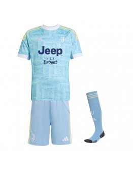 Kids Juventus Away Jersey Full Kit 2025/26