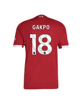 GAKPO #18 Liverpool Home Match Jersey Player Version 2025/26