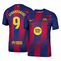 LEWANDOWSKI #9 Barcelona Home Match Jersey Player Version 2025/26 - UCL