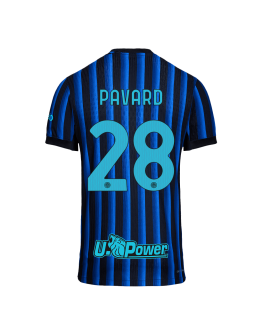 PAVARD #28 Inter Milan Home Match Jersey Player Version 2025/26