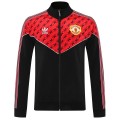 Manchester United Training Tracksuit Kit (Jacket+Pants) 05 Red&amp;Black 2025/26
