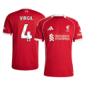 VIRGIL #4 Liverpool Home Jersey 2025/26