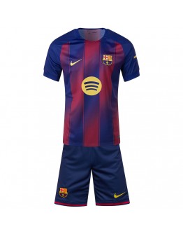 Kids Barcelona Home Jersey Kit 2025/26