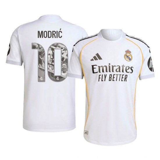 MODRIĆ Special #10 Real Madrid Home Match Jersey 2025/26