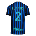 DUMFRIES #2 Inter Milan Home Match Jersey Player Version 2025/26
