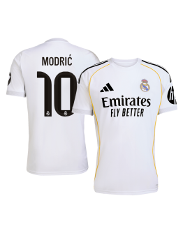 MODRIĆ #10 Real Madrid Home Jersey 2025/26 - [Super Replica]