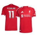 M.SALAH #11 Liverpool Home Match Jersey Player Version 2025/26