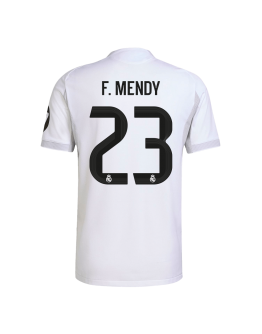 F.MENDY #23 Real Madrid Home Match Jersey Player Version 2025/26