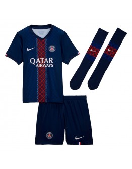 Kids PSG Home Jersey Full Kit 2025/26