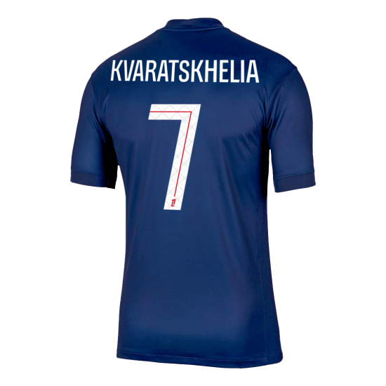 KVARATSKHELIA #7 PSG Home Jersey 2025/26 - [Super Replica]