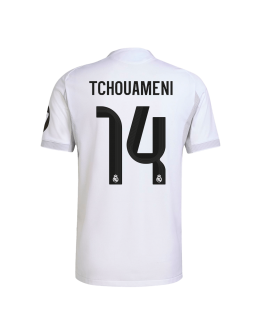 TCHOUAMENI #14 Real Madrid Home Match Jersey Player Version 2025/26