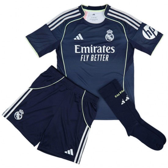 Kids Real Madrid Away Jersey Kit 2025/26 - [Super Replica]