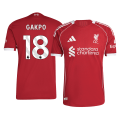 GAKPO #18 Liverpool Home Match Jersey Player Version 2025/26