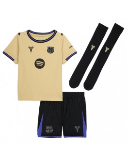 Kids Barcelona x Kobe Bryant Away Full Jersey Kit 2025/26
