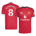 B.FERNANDES #8 Manchester United Home Jersey 2025/26
