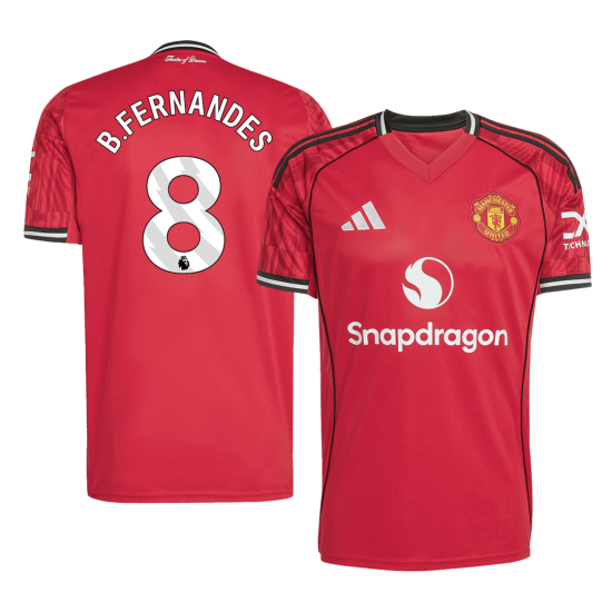 B.FERNANDES #8 Manchester United Home Jersey 2025/26