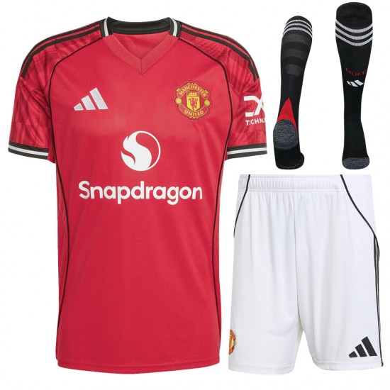 Manchester United Home Jersey Full Kit 2025/26 - [Super Replica]