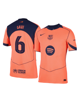 GAVI #6 Barcelona Third Match Jersey Player Version 2025/26 - UCL