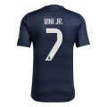 VINI JR. #7 Real Madrid Away Match Jersey Player Version 2025/26