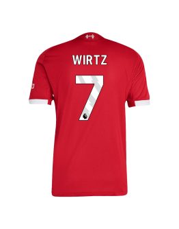 WIRTZ #7 Liverpool Home Match Jersey Player Version 2025/26