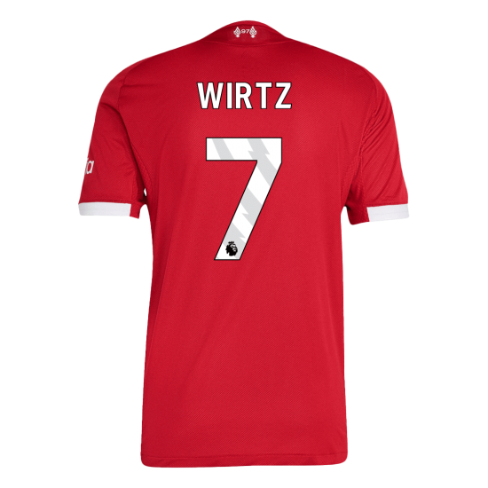 WIRTZ #7 Liverpool Home Match Jersey Player Version 2025/26