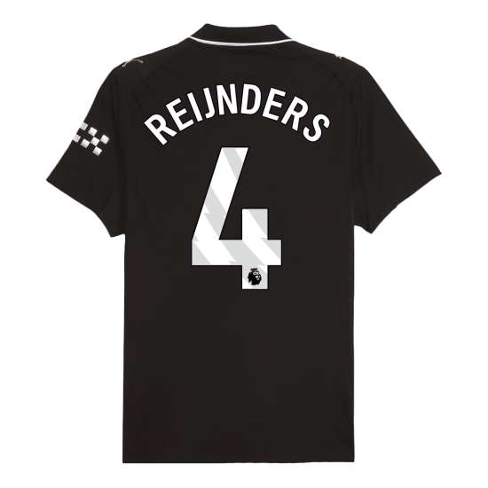 REIJNDERS #4 Manchester City Away Match Jersey Player Version 2025/26
