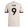 ISAK ##9 Liverpool Away Match Jersey Player Version 2025/26
